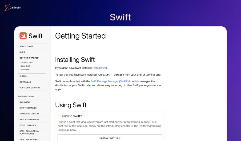 Swift Mobile App Development Framework