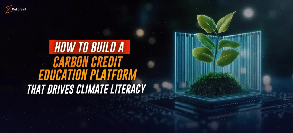 Carbon credit education platform